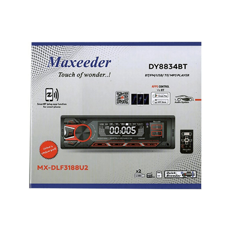 پخش مکسیدر Maxeeder – DY8834BT — تصویر ۲