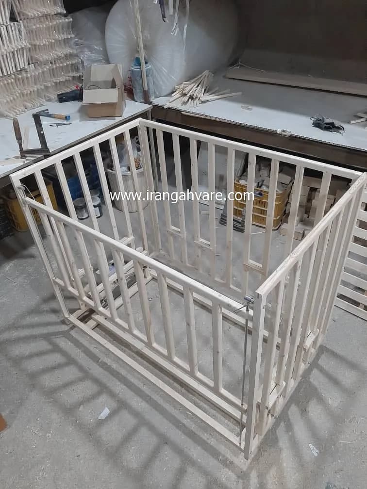 تخت و گهواره چوبی مدل ویکتوریا — تصویر ۸