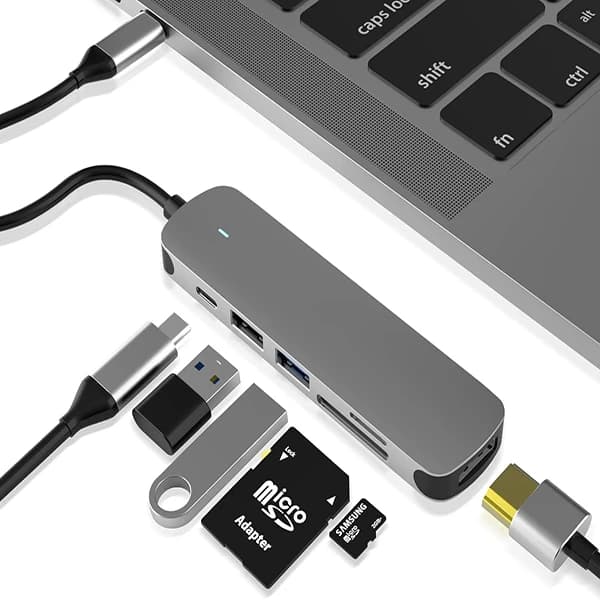 هاب 6 پورت USB-C برند: Expo <span>مدل: BX6H</span> — تصویر ۲