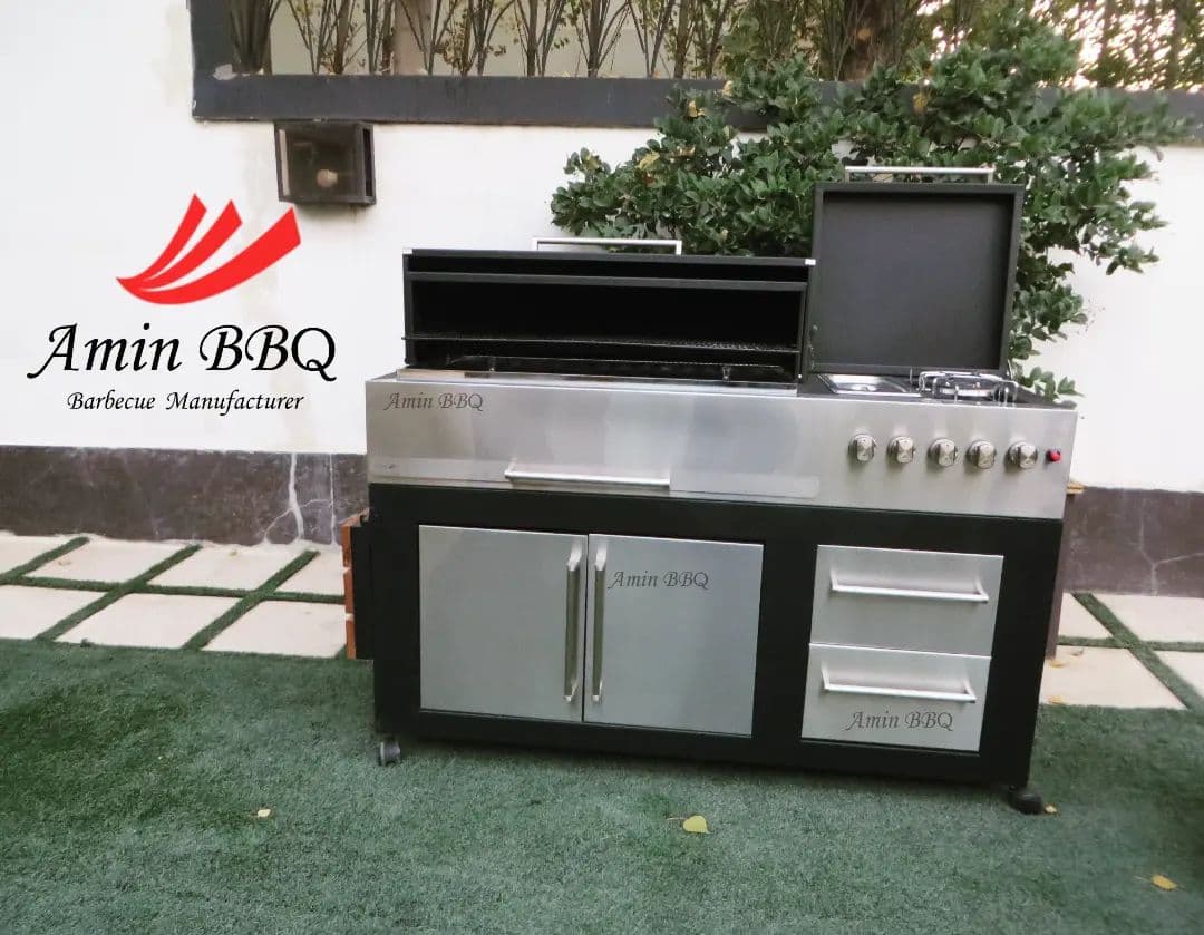 باربیکیو گازی مدل AMINBBQ-BSRC-140 — تصویر ۵
