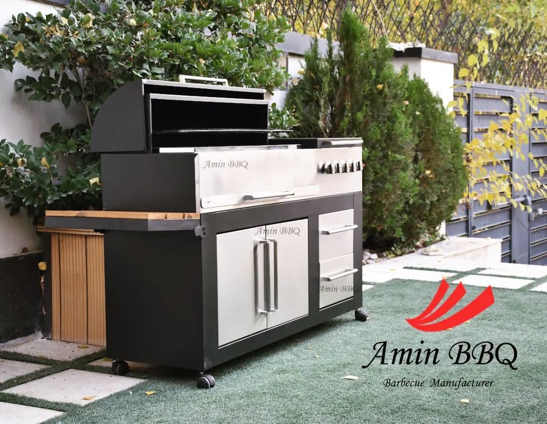 باربیکیو گازی مدل AMINBBQ-BSRC-140 — تصویر ۴