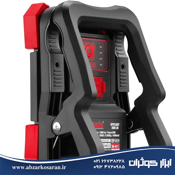نورافکن 2000 لومن Spider رونیکس Ronix مدل RH-4211 — تصویر ۸