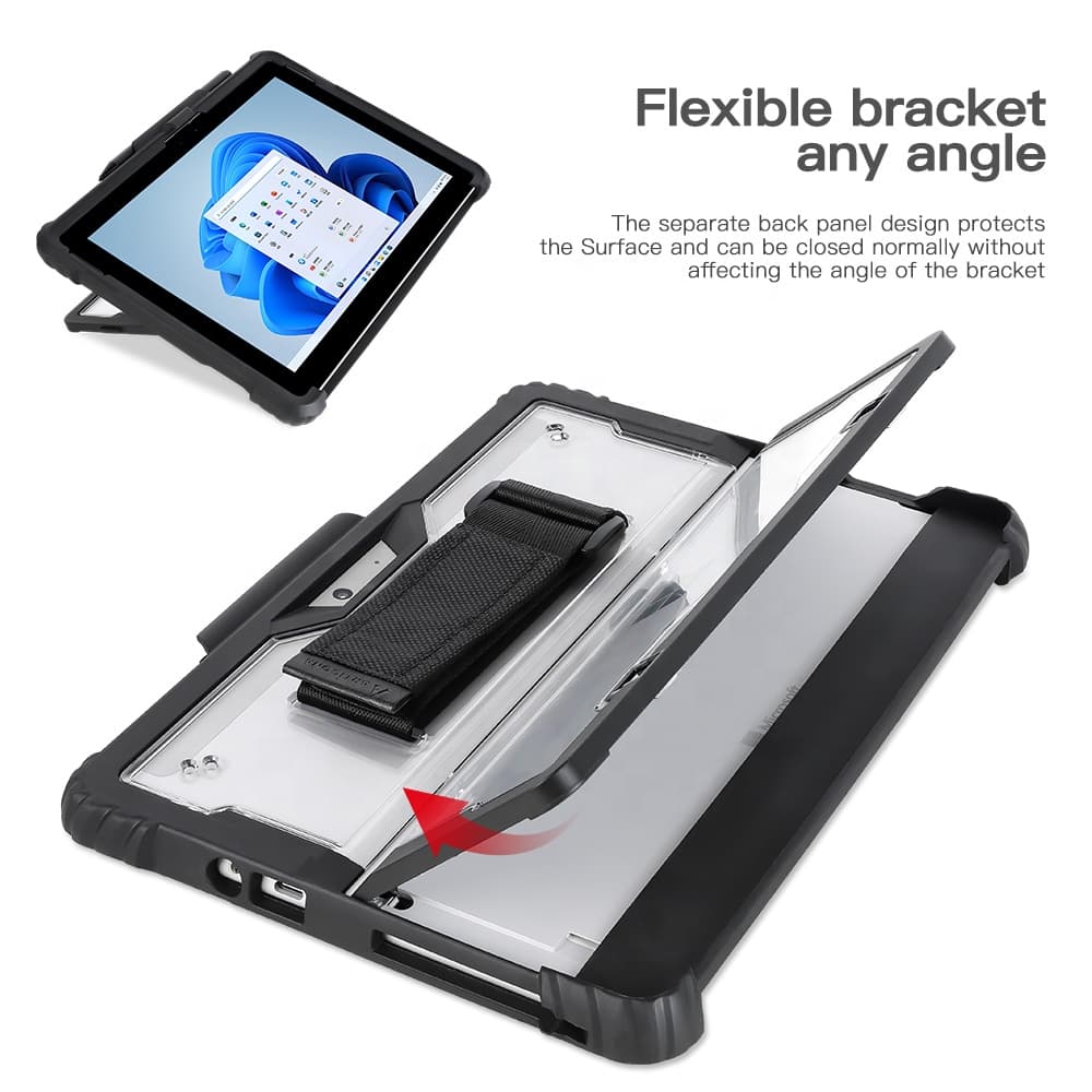 قاب و محافظ شفاف Visionمدل Hand Strap مناسب سرفیس پرو 9،10،11 — تصویر ۱۰
