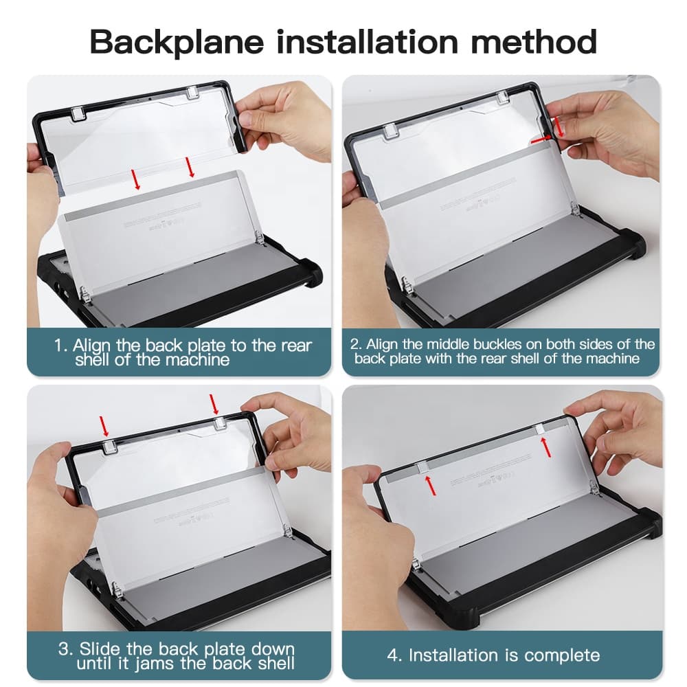 قاب و محافظ شفاف Visionمدل Hand Strap مناسب سرفیس پرو 9،10،11 — تصویر ۶