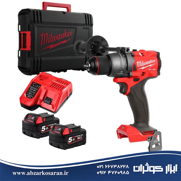 دریل پیچگوشتی 18 ولت شارژی میلواکی Milwaukee مدل M18FDD3-502X
