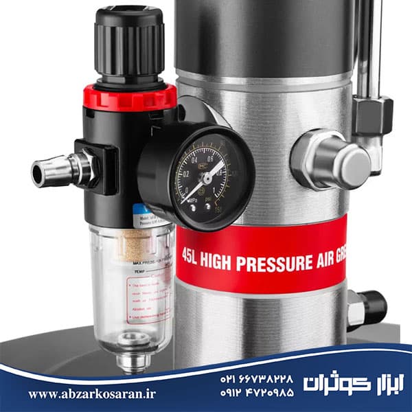 گریس پمپ سطلی 45 لیتری رونیکس Ronix مدل RH-4309 — تصویر ۶