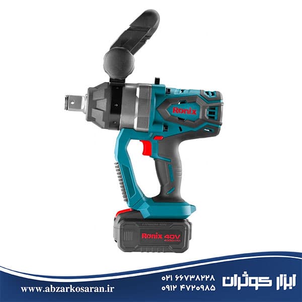 کیت بکس شارژی براشلس 40 ولت درایو 1 اینچ 2000 نیوتن‌متر رونیکس Ronix مدل 8937-40V — تصویر ۱۰