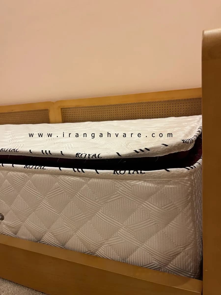 تخت مونته سوری چوب و حصیر — تصویر ۴
