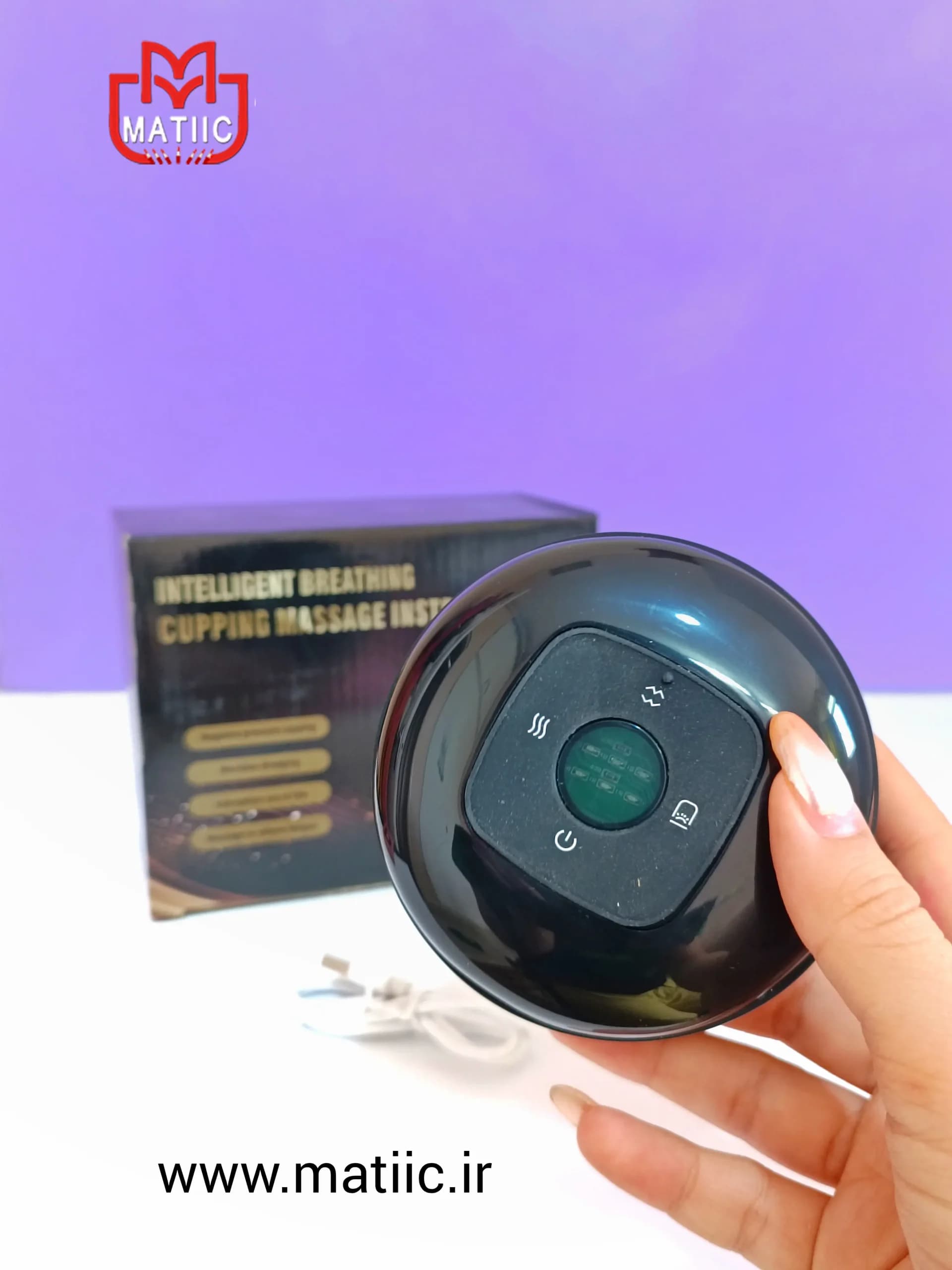 ماساژور بادکش شارژی 6 حالته — تصویر ۶