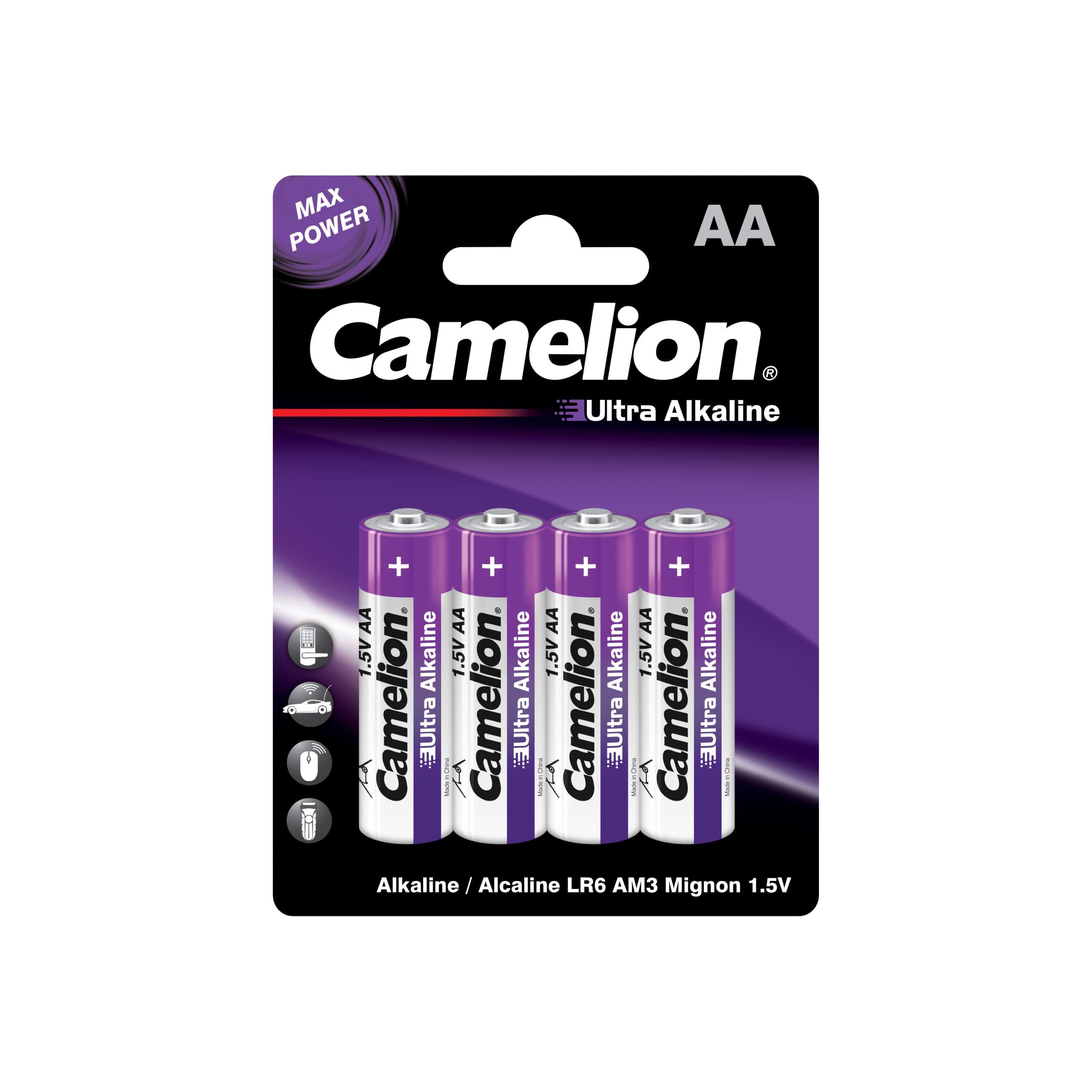 باتری قلمی AA اولترا آلکالاین کملیون Camelion Ultra Alkaline (بسته 4 عددی)