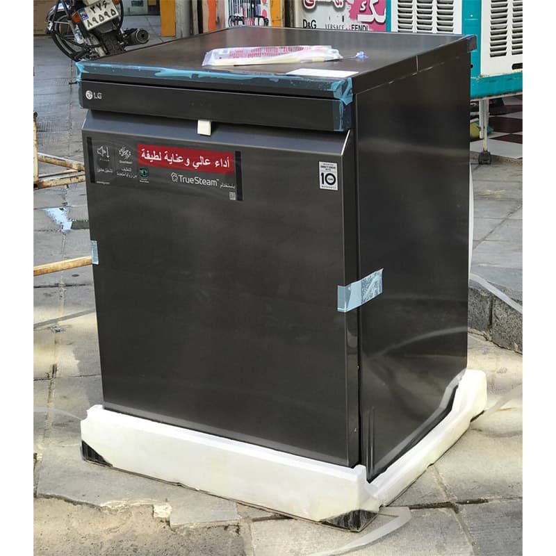 ماشین ظرفشویی 14 نفره ال جی مدل DFB325HD دودی مات — تصویر ۱۰