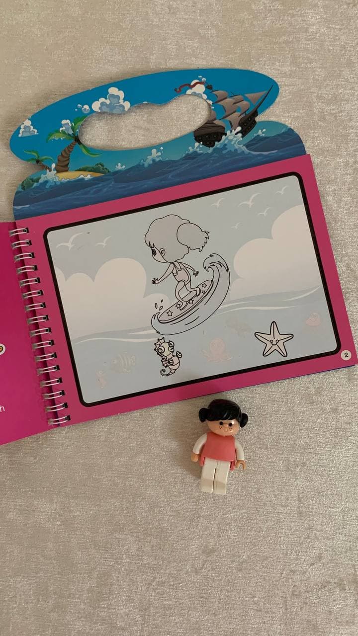 کتاب جادویی نقاشی با آب طرح دریا — تصویر ۶