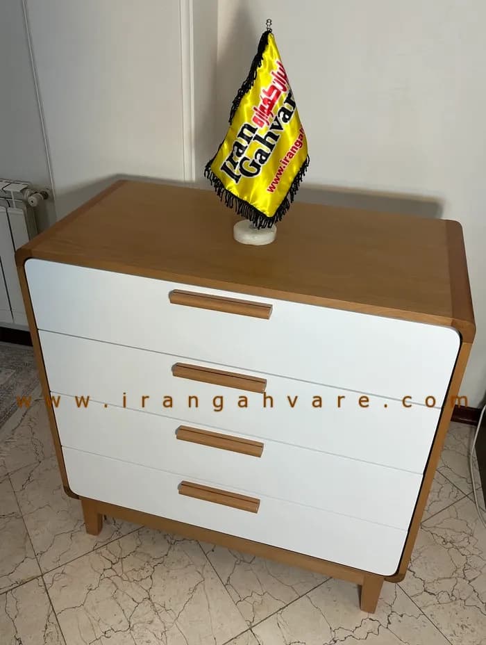 دراور دور چوبی 4 کشو