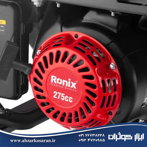 ژنراتور اینورتر کامپکت 6000 وات رونیکس Ronix مدل RH-4772 — تصویر ۱۲