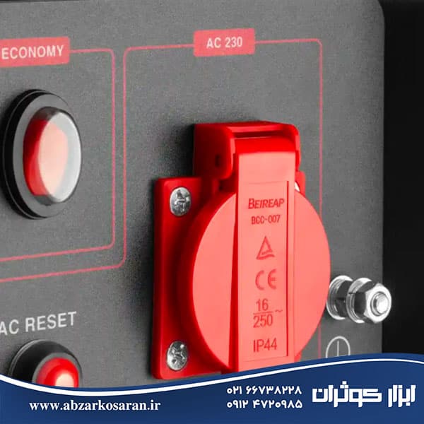 ژنراتور اینورتر کامپکت 4500 وات رونیکس Ronix مدل RH-4771 — تصویر ۴