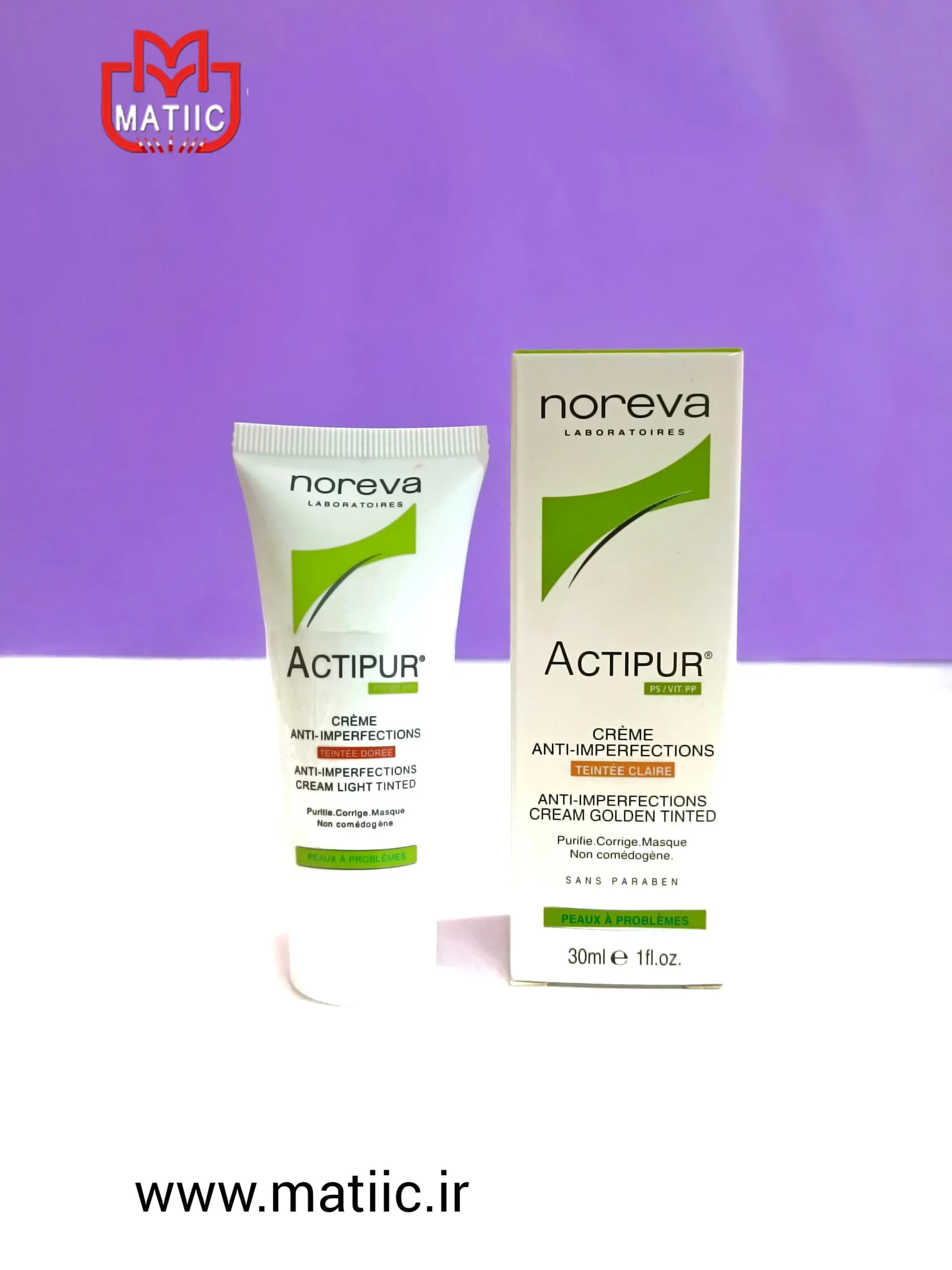 کرم پودر ضدجوش اکتی پور نوروا noreva actipur