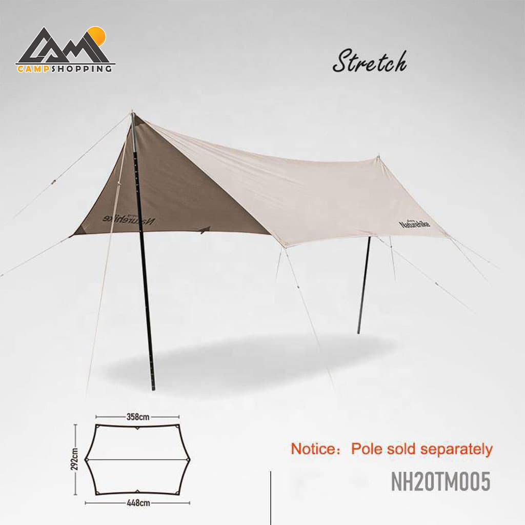 سایبان نیچرهایک مدل HEXAGONAL CANOPY کد NH20TM005 — تصویر ۶