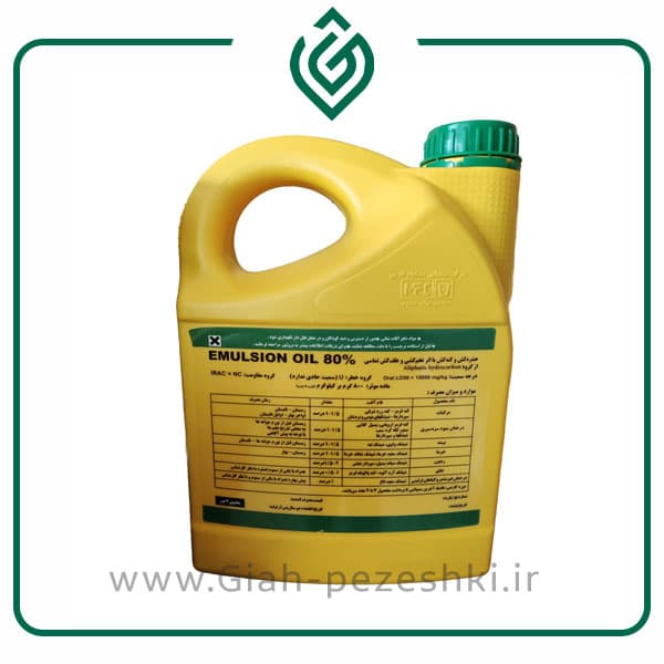 روغن امولسیون شونده (ولک) 80% مشکفام – 4 لیتری