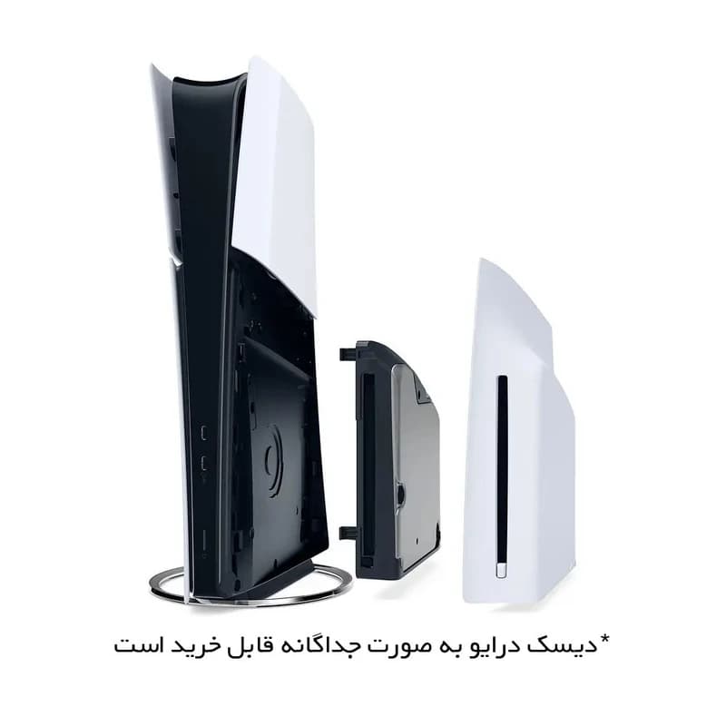 کنسول بازی ps5 slim ریجن 2016B اروپاStandard ( دیسک‌خور) بادسته اضافه — تصویر ۶