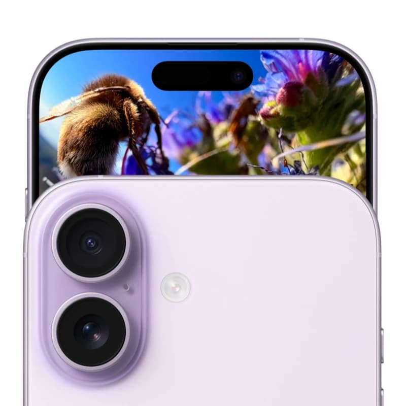 گوشی آیفون 17normal مدل CH256/8 رنگ بنفش — تصویر ۳