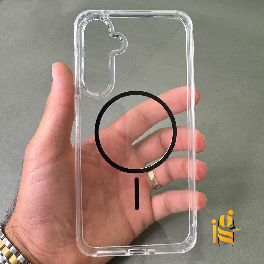 قاب شفاف مگ سیف سامسونگ S24 FE — تصویر ۵