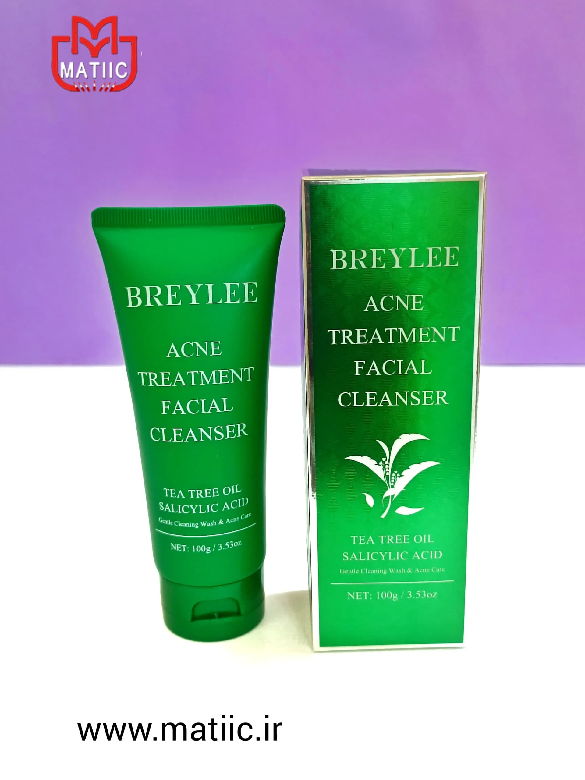 فوم شستشوی ضد جوش و آکنه چای سبز بریلی (Breylee) — تصویر ۵