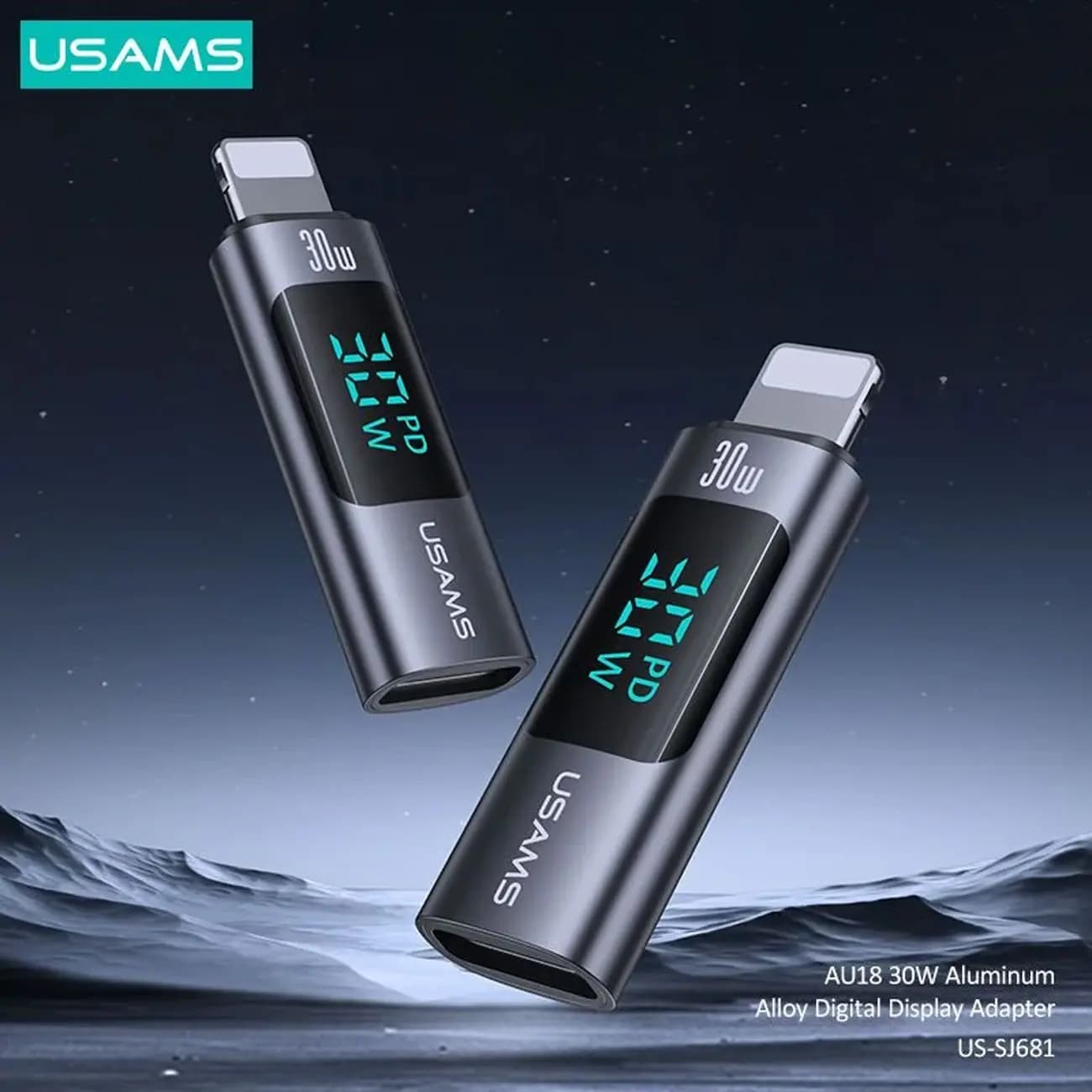 تبدیل Type-C به LIGHTNING یوسمز مدل SJ681 — تصویر ۲
