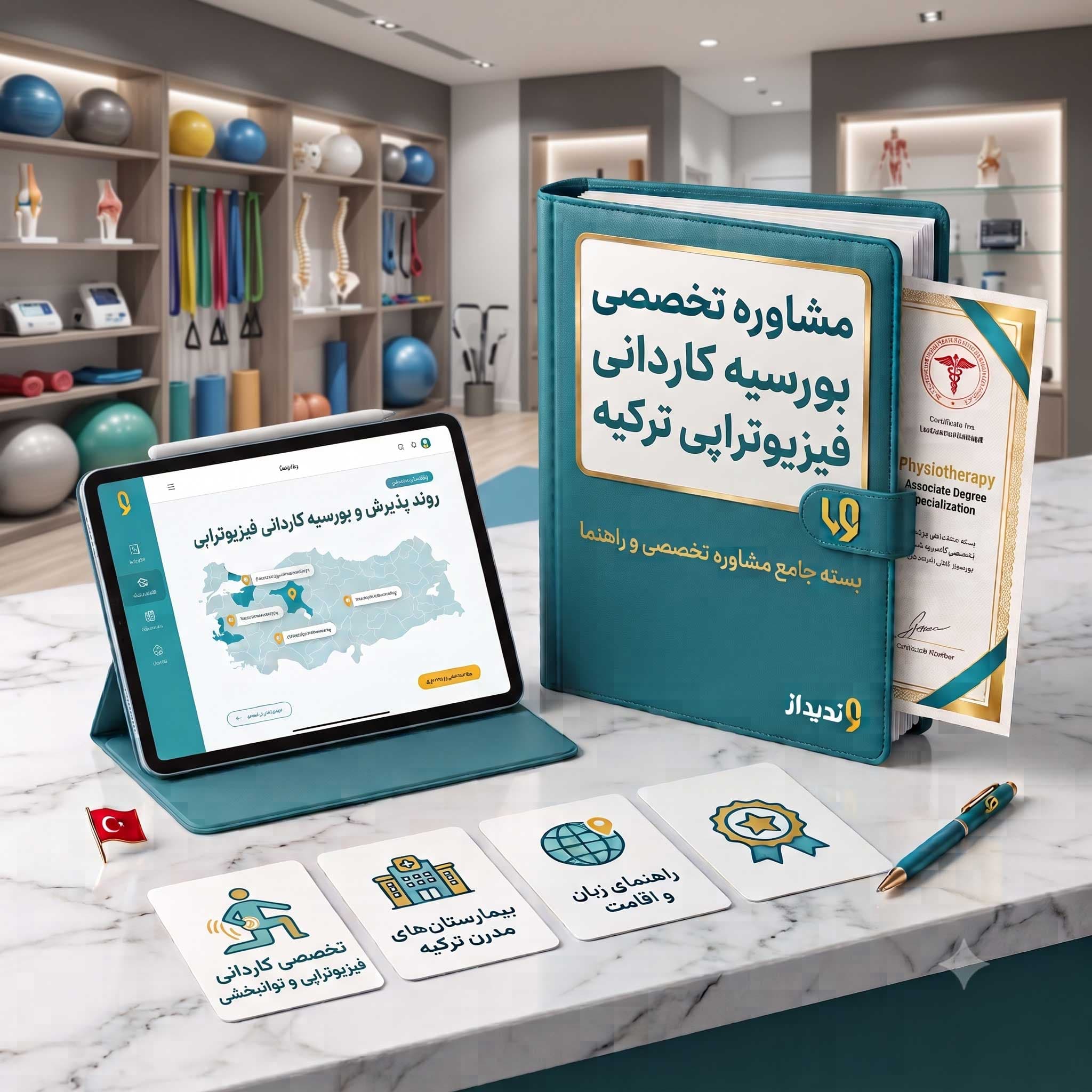 بورسیه کاردانی فیزیوتراپی ترکیه
