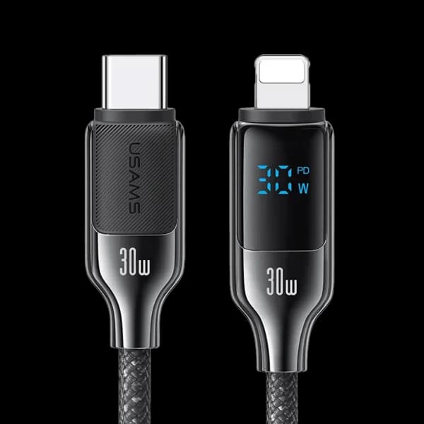 کابل شارژ Type-C به LIGHTNING یوسمز مدل SJ741 طول 1.2 متر