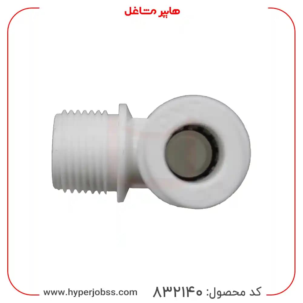اتصال تبدیل رزوه به فیتینگ سایز 3/8 مدل زانویی — تصویر ۲