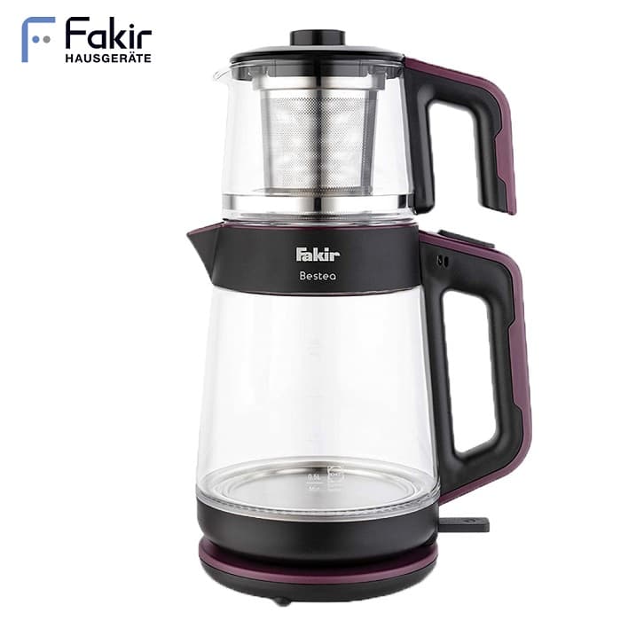 چای ساز فکر BESTEA مشکی بنفش 2 لیتری 1900 وات — تصویر ۴