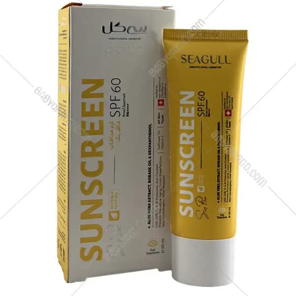 کرم ضد آفتاب SPF60 سی گل مناسب انواع پوست — تصویر ۳