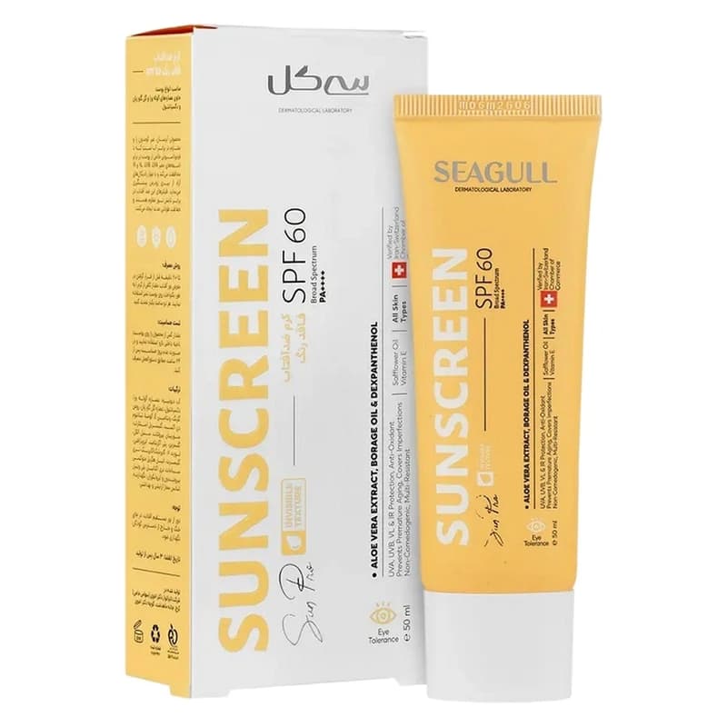 کرم ضد آفتاب SPF60 سی گل مناسب انواع پوست — تصویر ۲