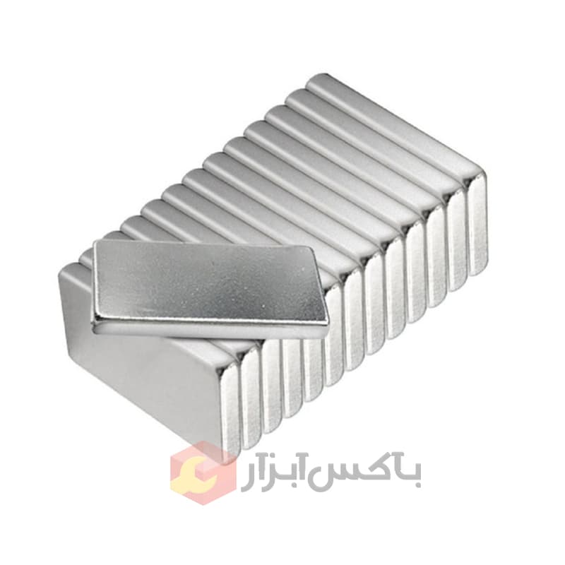 آهنربا نئودیمیوم بلوکی 2*10*15 گرید 42 — تصویر ۲