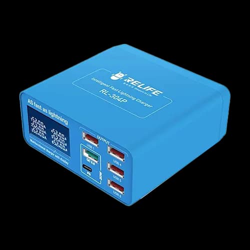 شارژر 6 پورت فست تایپ سی ریلایف مدل Relife RL-304P — تصویر ۲