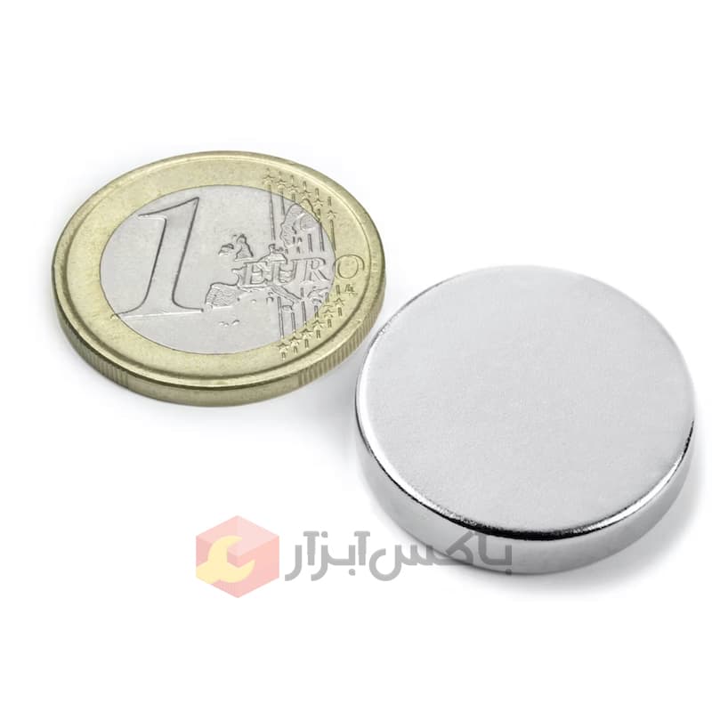 آهنربا نئودیمیوم دیسکی 5×25 میلیمتر گرید 42 — تصویر ۶