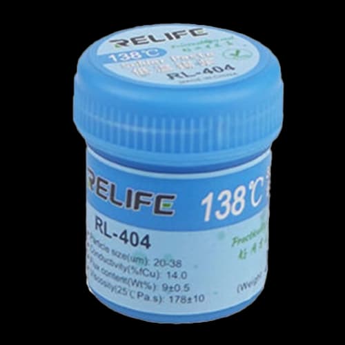 خمیر قلع 138 درجه 40 گرمی ریلایف Relife RL-404 — تصویر ۲