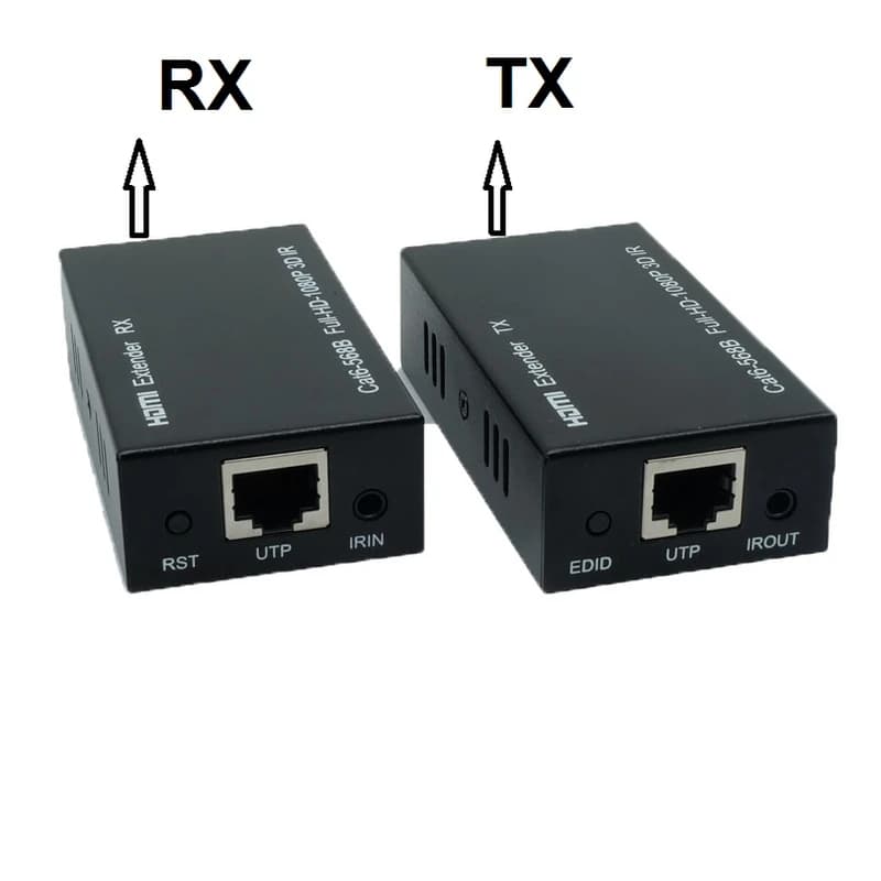 تبدیل افزایش طول تحت شبکه HDMI وی نت مدل 60M — تصویر ۳