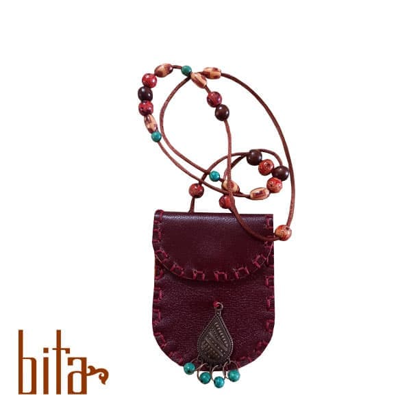 رومانتویی چرم گاوی زرشکی — تصویر ۲