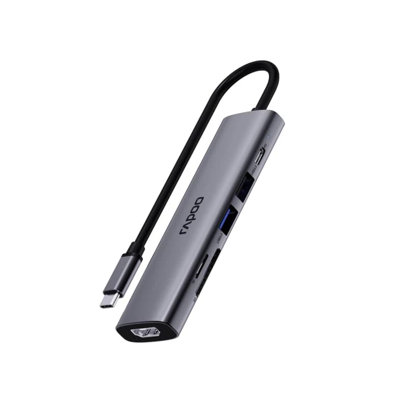 هاب 6 پورت USB-C رپو مدل XD61 — تصویر ۲