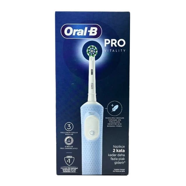 مسواک برقی اورال بی پرو ویتالیتی D103 Protect X Clean آبی — تصویر ۵