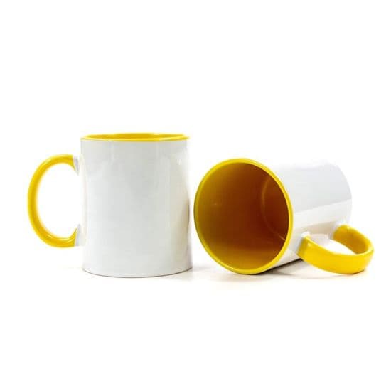 ماگ دسته و داخل رنگی 11oz