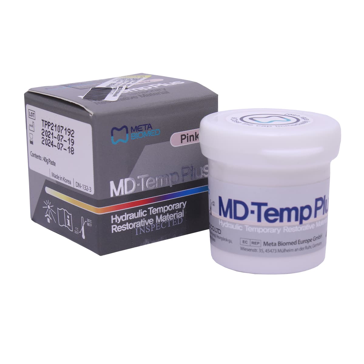 خمیر پانسمان موقت 40 گرم متا MD-Temp Plus — تصویر ۲
