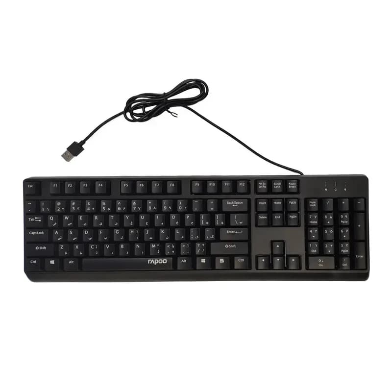 کیبورد و ماوس با سیم رپو مدل X130 PRO — تصویر ۲