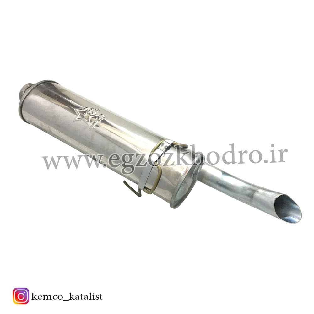 منبع اگزوز ای اف سون(سورن) توربو (خروجی 76)مناسب اسپرت — تصویر ۳