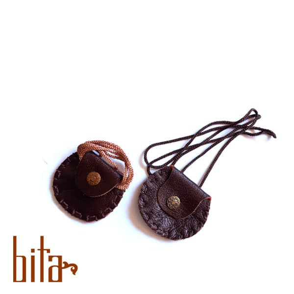 کیف گردنی چرم گوسفندی 6.5