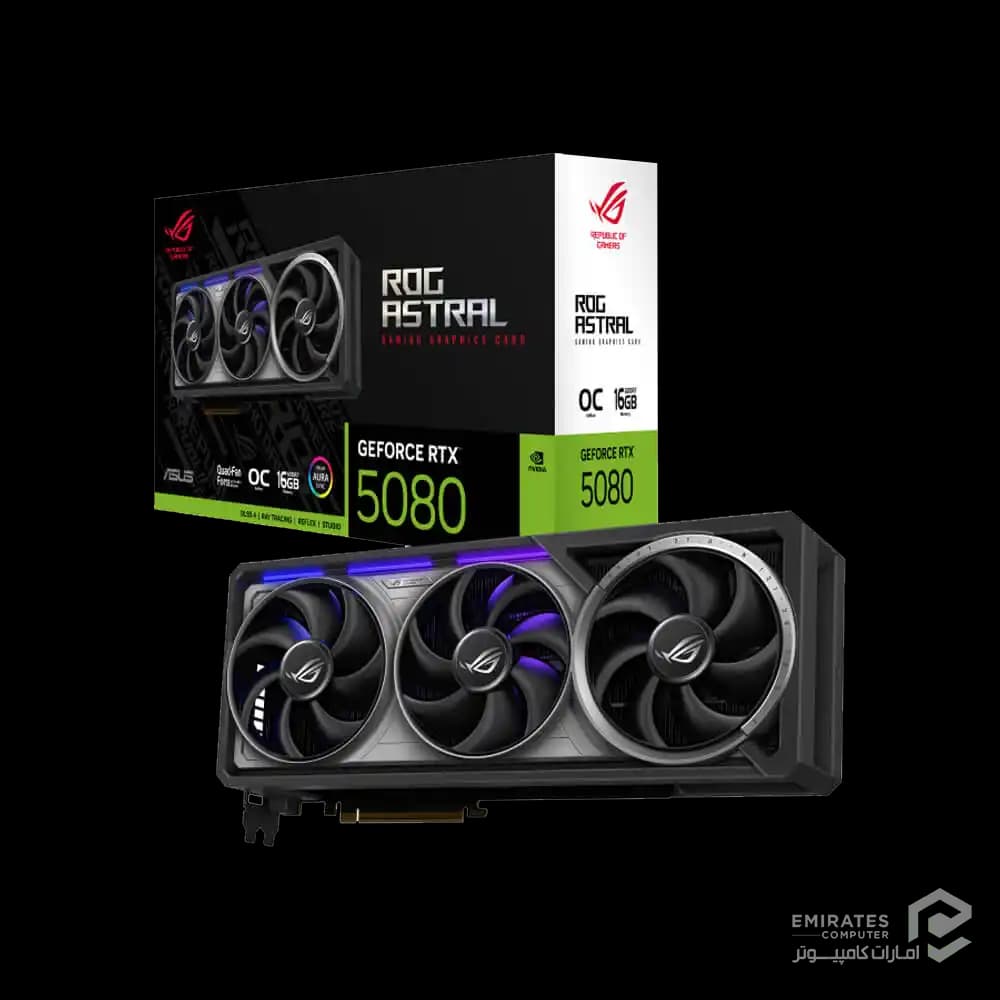 کارت گرافیگ ایسوس مدل ROG-ASTRAL-RTX5080-O16G-GAMING