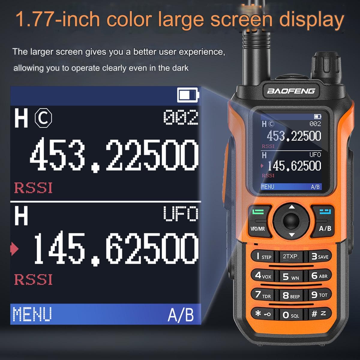 بیسیم واکی تاکی باوفنگ اصلی مدل UV21 PRO V2 نسخه 2025(بسته دو عددی) — تصویر ۵