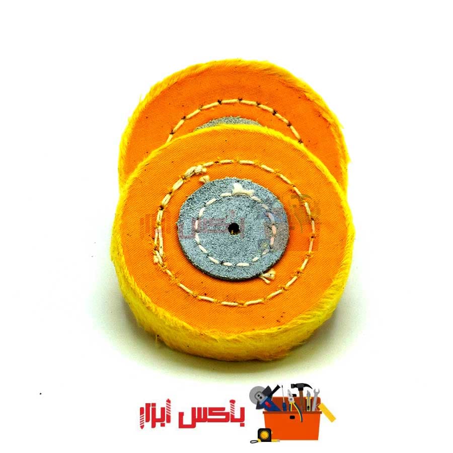 پارچه نمد زرد لایه ای قطر 60 میلیمتر — تصویر ۴