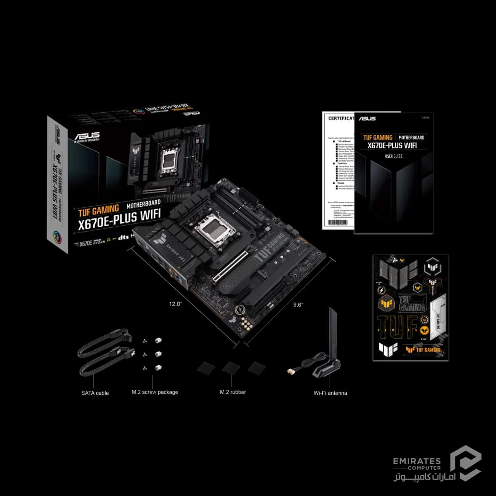 مادربرد ایسوس مدل TUF Gaming X670E-PLUS WiFi — تصویر ۸